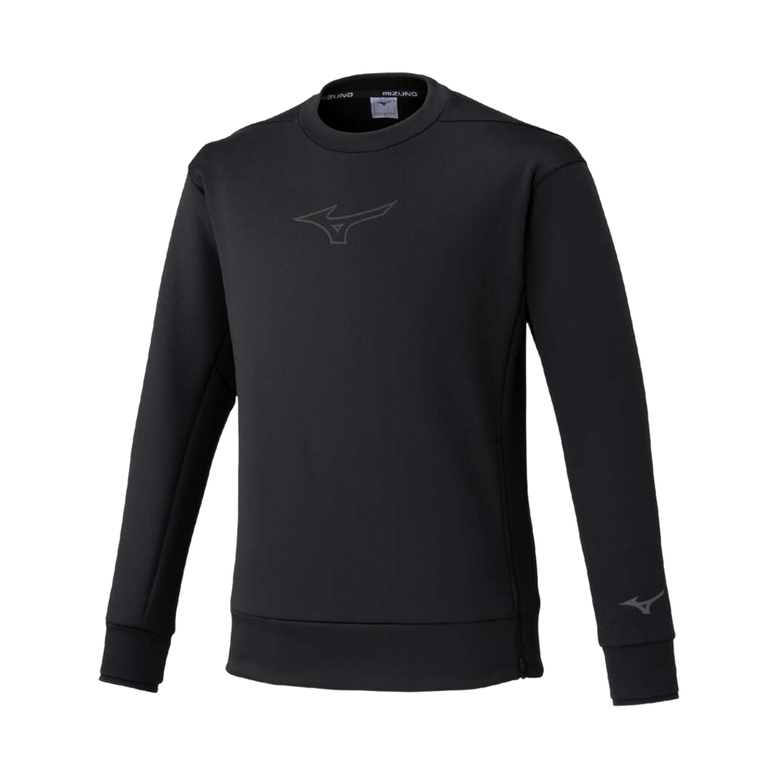 미즈노 스트레치 스웨트 크루 블랙(Mizuno Stretch Sweat Crew Black)
