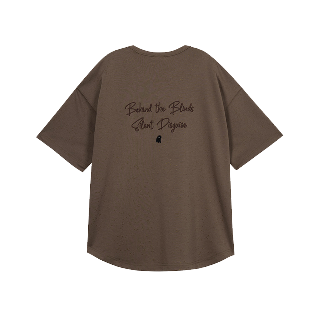 지오송지오 셈블런스 포에트리 디스트로이드 티셔츠 카키브라운 ZI2TS821KW(ZIOSONGZIO SEMBLANCE Poetry Destroyed T-Shirt Khaki Brown) - 2