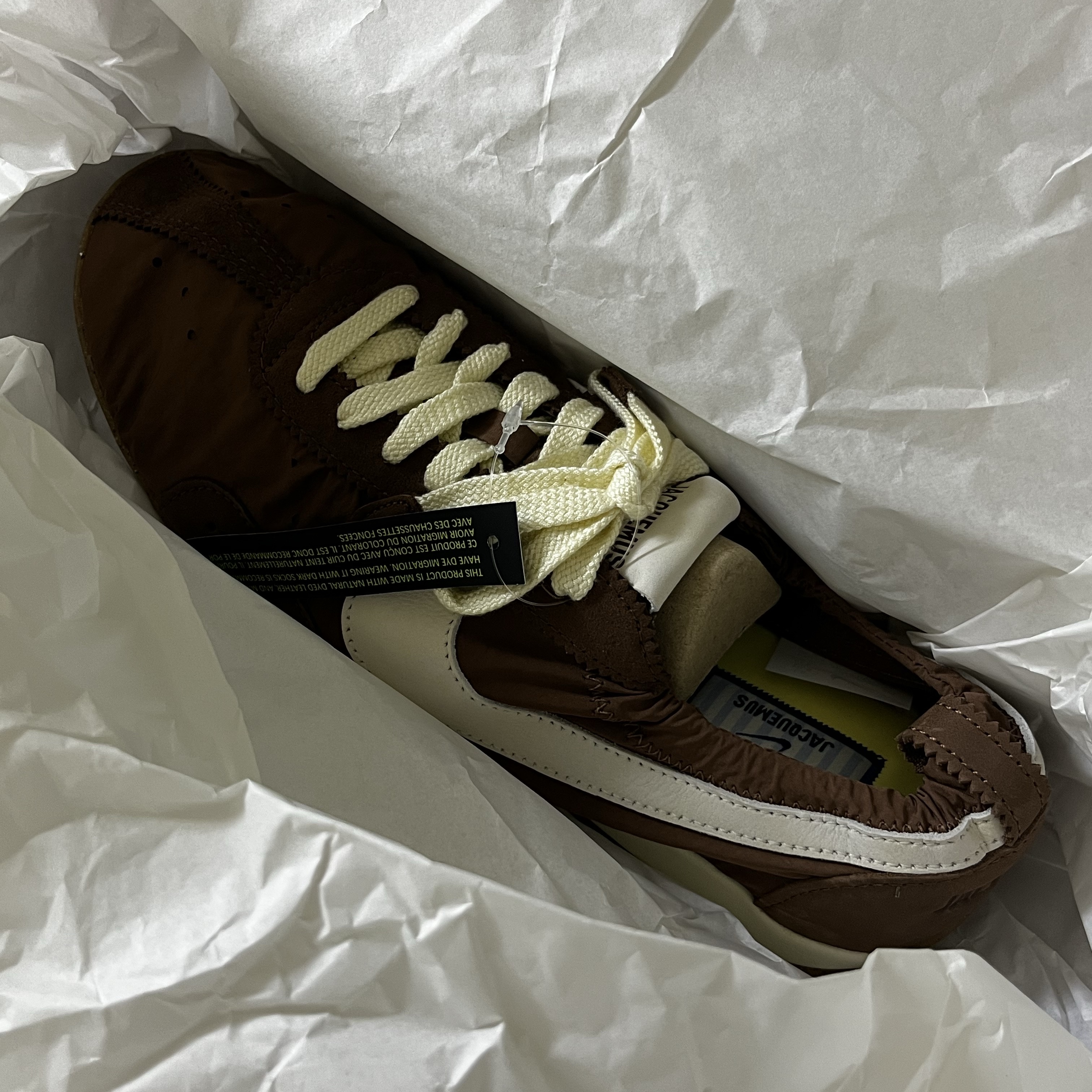 Nike x Jacquemus Moon Shoe SP Fauna Brown Cashmere 착용 스타일 - 1