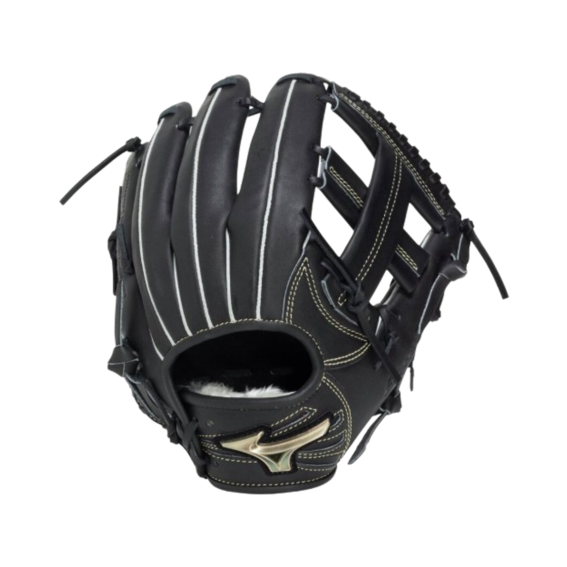 (키즈) 미즈노 글로벌 엘리트 셀렉트 소프트 베이스볼 글러브 S 블랙((Kids) Mizuno Global Elite Soft Baseball Glove Select S Black)