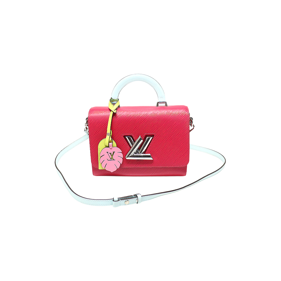 루이비통 M56131 그레네이드 에삐 레더 은장 트위스트 MM 탑 핸들 체인 2WAY(Louis Vuitton Grenade Epi Leather Silver Twist MM Top Handle Chain 2-Way Bag) - 1