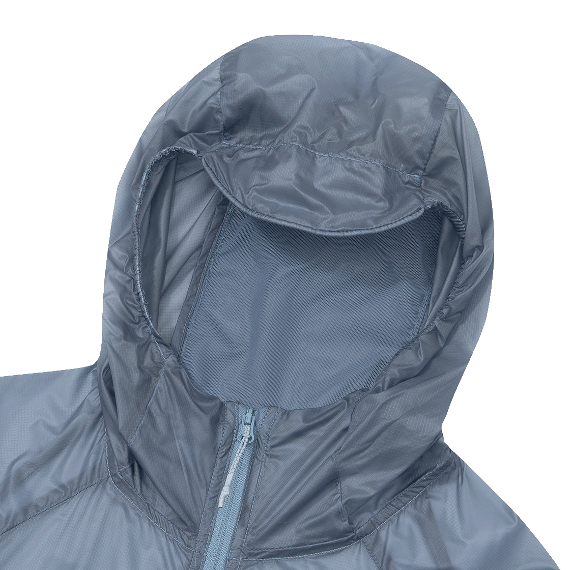 제로그램 라모나 제로웨이트 홑겹 자켓 라이트 블루(ZEROGRAM Ramona Zeroweight Windbreaker Light Blue) - 3