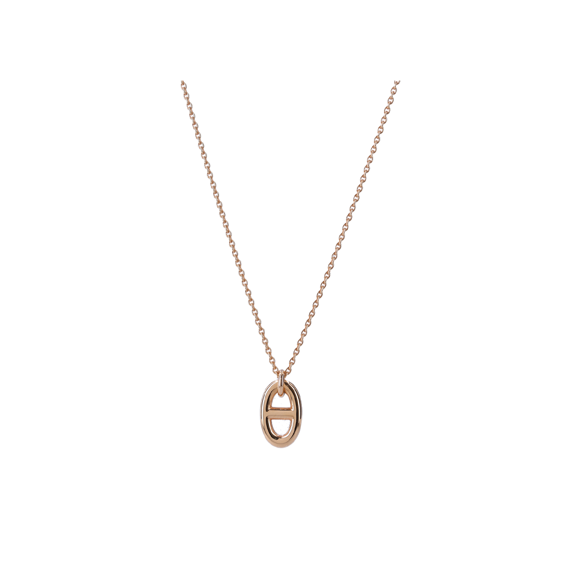 에르메스 H108615B 스몰 파랑돌 펜던트 18K 로즈 골드(Hermes H108615B Small Blue Stone Pendant in 18K Rose Gold)