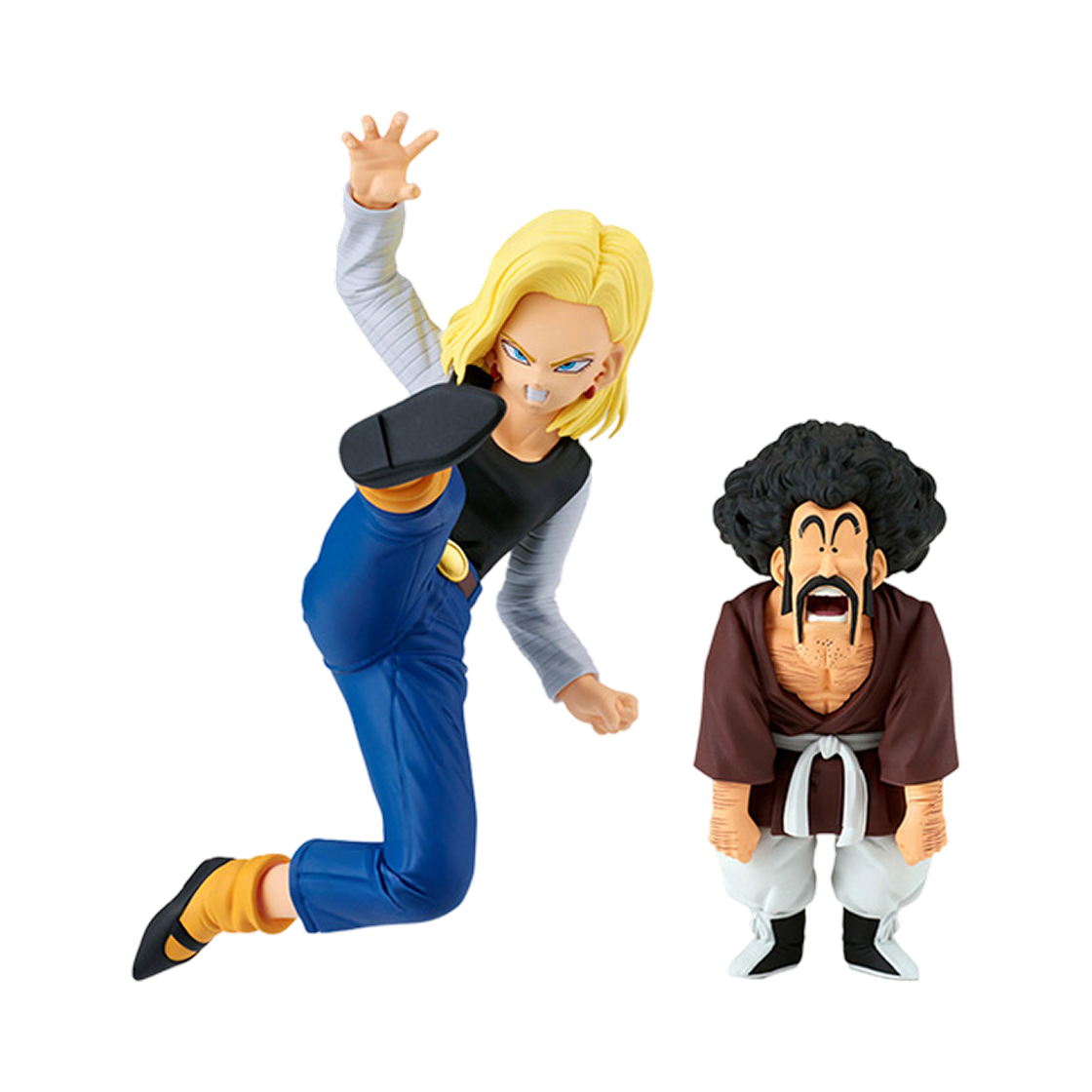 반프레스토 드래곤볼 Z 매치 메이커스 인조인간 18호 앤 미스터 사탄 VS 마이티 마스크(Banpresto Dragon Ball Z Match Makers Android 18 & Mr. Satan vs Mighty Mask) - 1