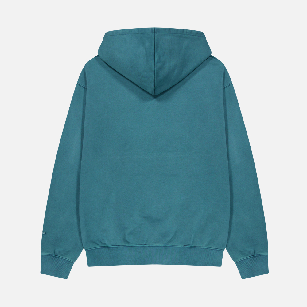 맨하탄 레코즈 로고 피크먼트 집업 후디 - 블루(Manhattan Records Logo PM Zip Up Hoodie - Blue) - 3