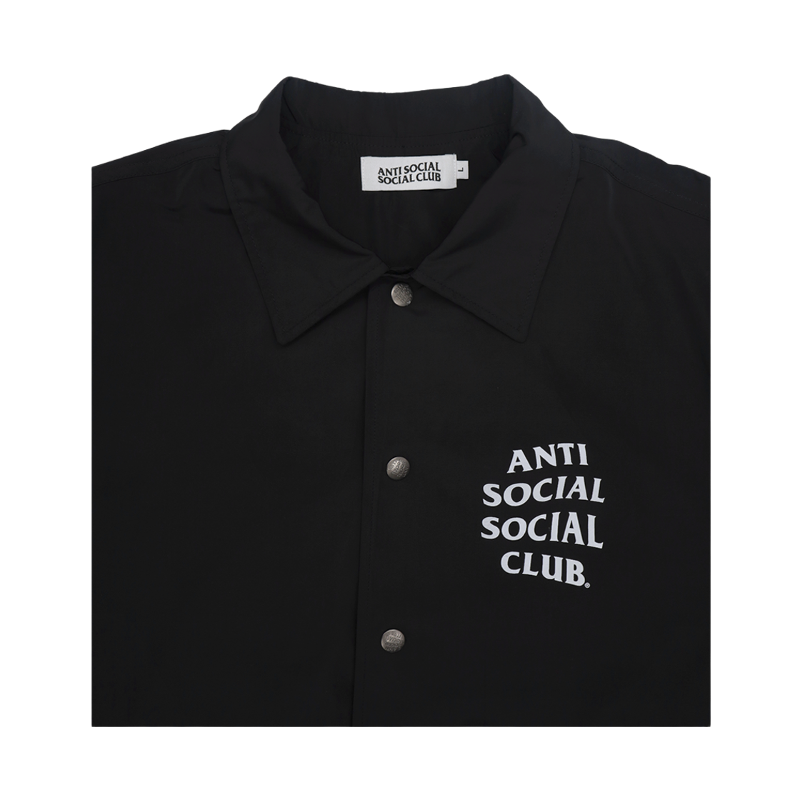 안티 소셜 소셜 클럽 코치 자켓 블랙(Anti Social Social Club Check Coach Jacket Black) - 4