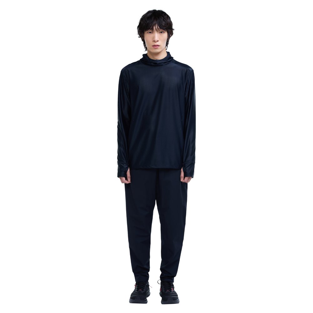 프로-스펙스 남성 라이트웨이트 러닝 팬츠 슬림 핏 블랙(PRO-SPECS Men's Lightweight Running Pants Slim Fit Black) - 2