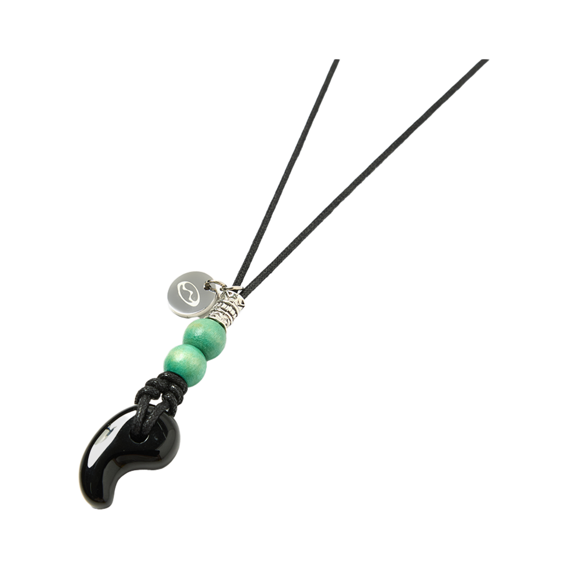 엠아이엠 보호 비즈 넥클리스_블랙(MIM Boho Beads Necklace_Black)