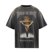 Saint Mxxxxxx Jesus S/S T-Shirt Black - 26SS