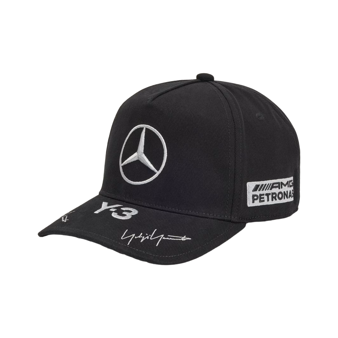 KR0352 Mercedes AMG Petronas x Y-3 F1 Team Silver Arrow Podium Cap Black