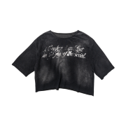 Punch Drunk Parties Social Oversized Waffle Tee Black