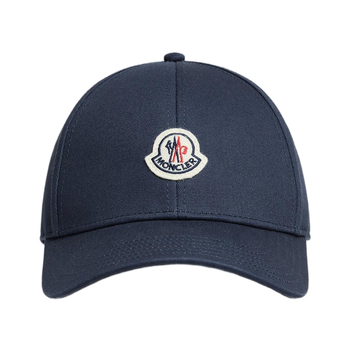 몽클레르 코튼 개버딘 베이스볼 캡 네이비 블루 - 26SS(Moncler Cotton Gabardine Baseball Cap Navy Blue - 26SS) - 1