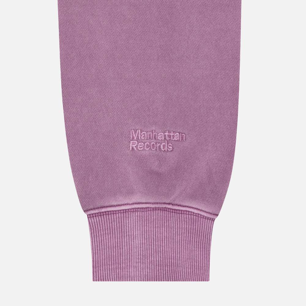 맨하탄 레코즈 로고 피크먼트 집업 후디 - 퍼플(Manhattan Records Logo PM Zip Up Hoodie - Purple) - 6