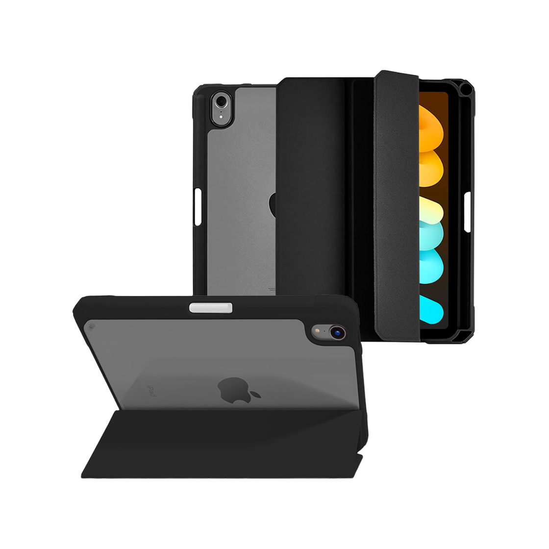 탱글우드 아이패드 미니 8.3인치(6/7세대) 클리어 핏 케이스 애플펜슬 수납 스마트커버(Tanglewood iPad Mini 8.3-inch (6th/7th Gen) Clear Fit Case with Apple Pencil Holder Smart Cover) - 2