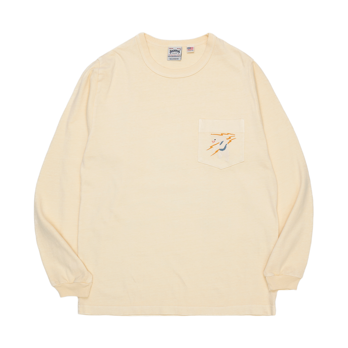 22385NT Houston Japan Pigment U.S. Cotton Print Tee Alaska Natural 22385