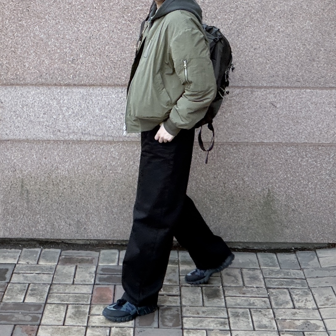 Nike Air Humara Faded Spruce, Thisisneverthat Sp Backpack 29 Black 착용 스타일 - 1