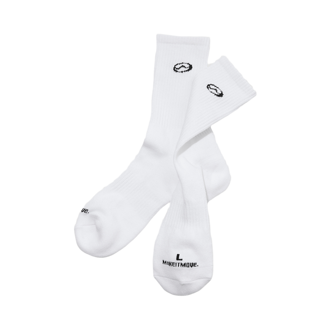 엠아이엠 BPM 로고 삭스 화이트(MIM Bpm Logo Socks White) - 1