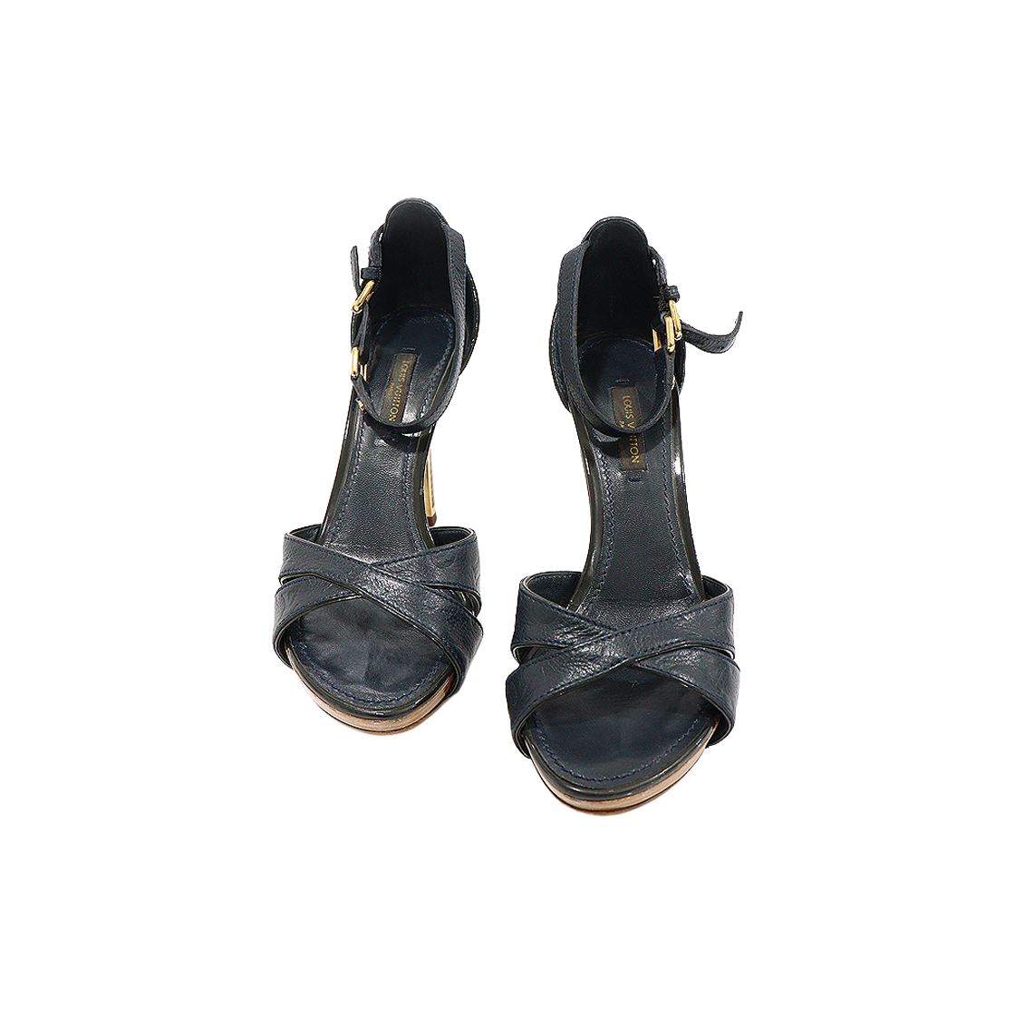 루이비통 모노그램 앙프렝뜨 인피니 스트랩 여성 샌들 34.5(Louis Vuitton Monogram Empreinte Infinity Strap Women's Sandals 34.5) - 1