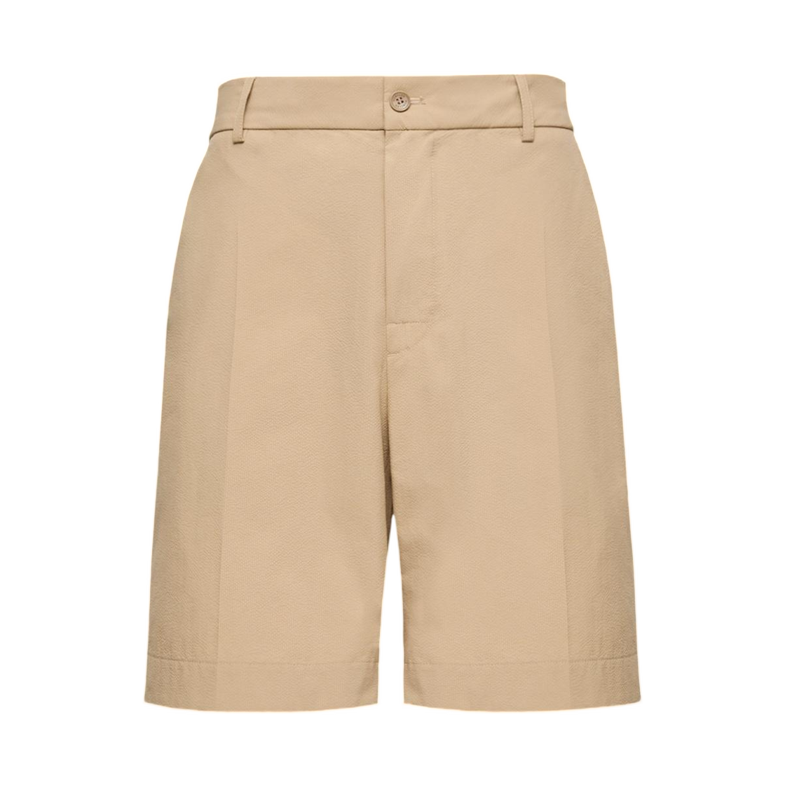 L1-091-2B00008-599EL-202 Moncler Seersucker Shorts Light Beige - 26SS