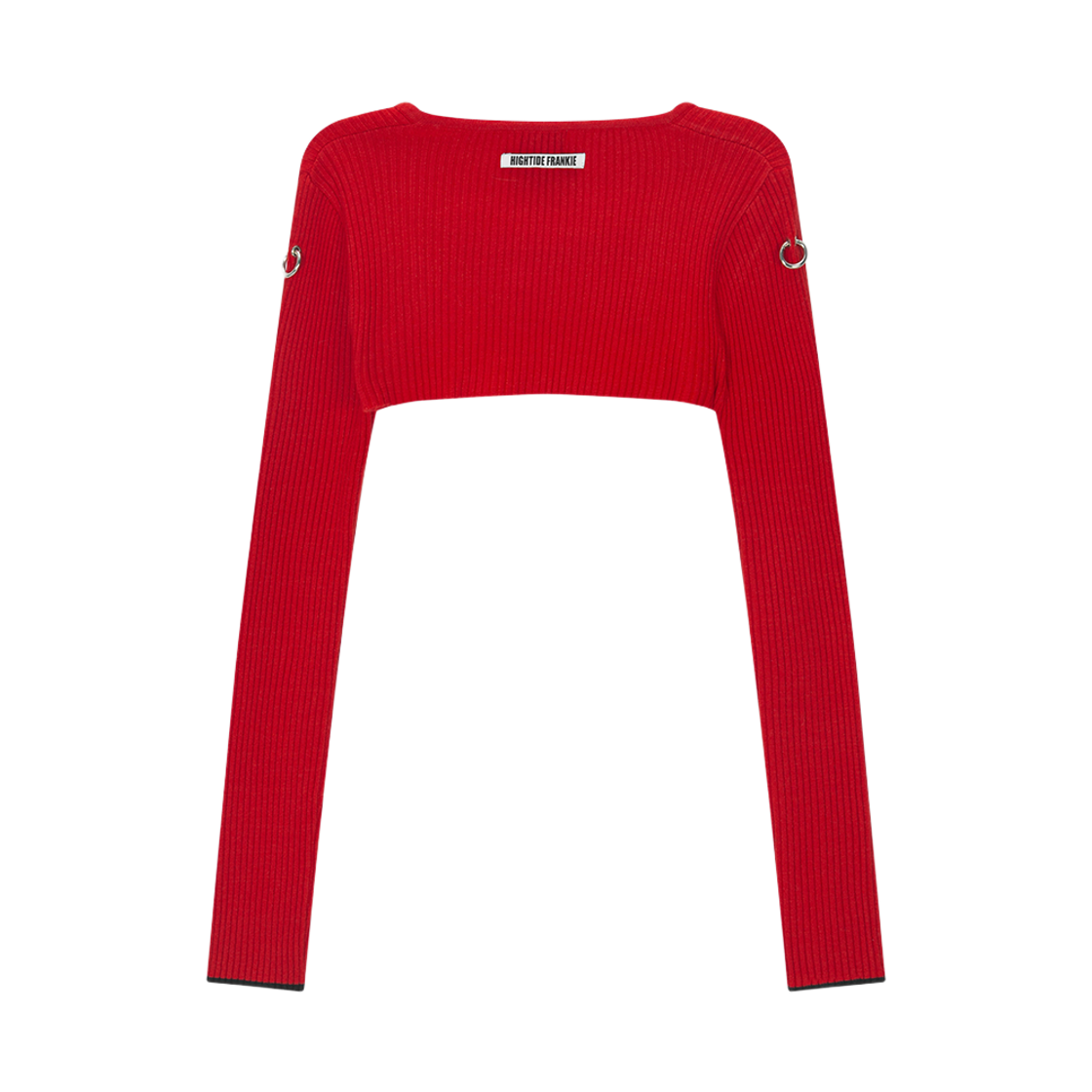 하이타이드 프랭키 피어스 볼레로 가디건 레드(HIGHTIDE FRANKIE Pierced Bolero Cardigan Red) - 2