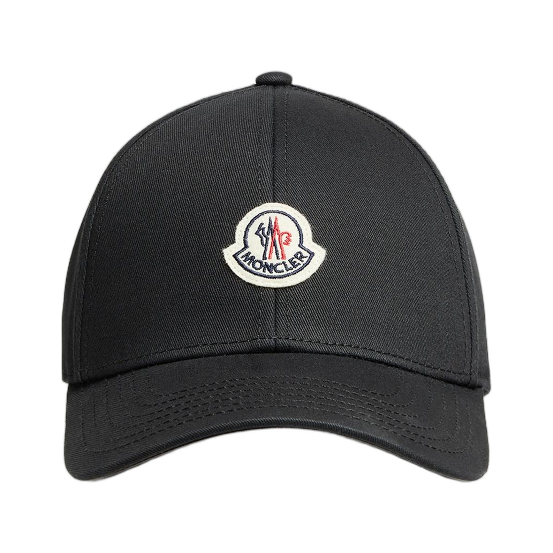 몽클레르 코튼 개버딘 베이스볼 캡 블랙 - 26SS(Moncler Cotton Gabardine Baseball Cap Black - 26SS)