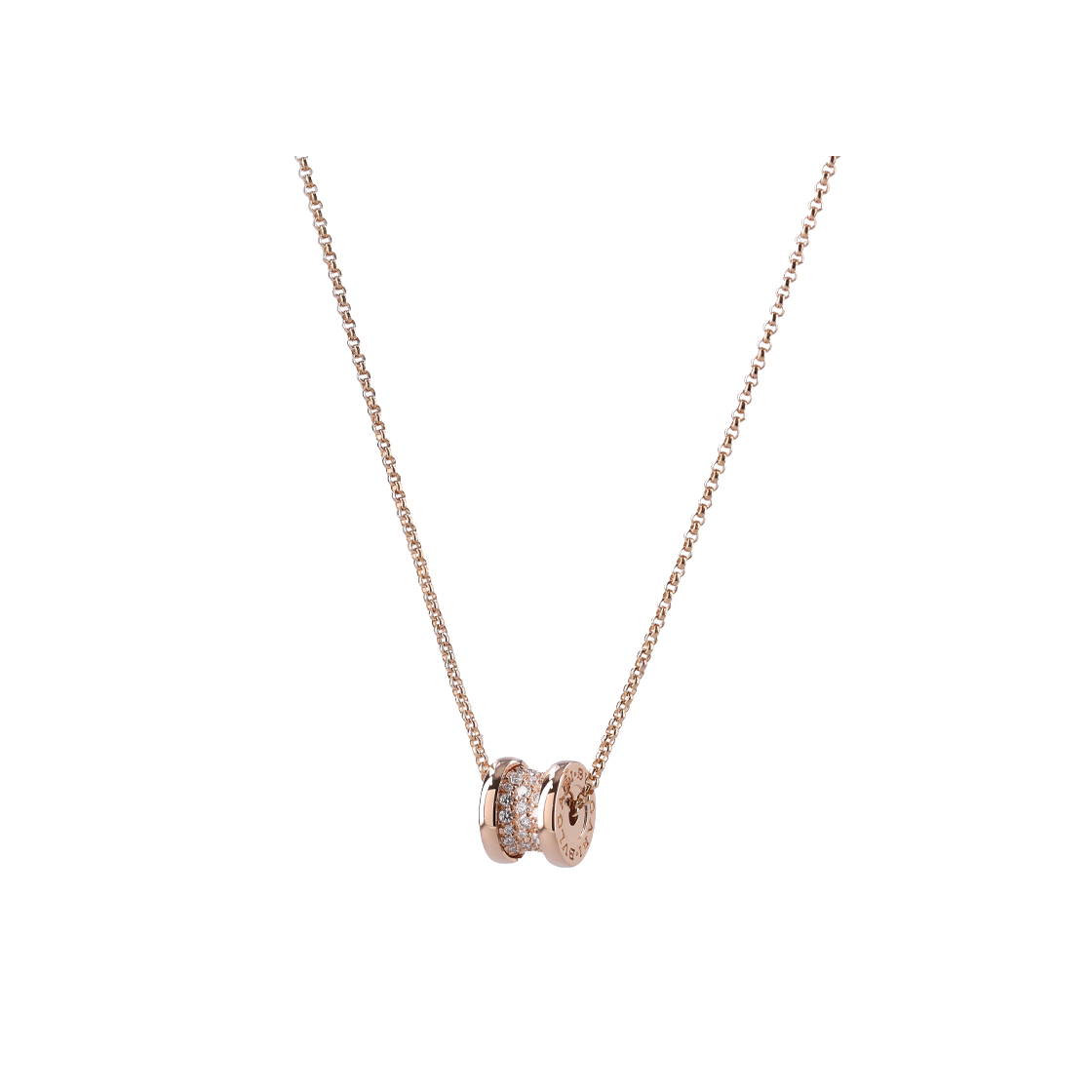 불가리 351116 비제로원 네크리스 18K 로즈 골드 다이아몬드(Bulgari B.Zero1 Necklace 18K Rose Gold with Diamonds)