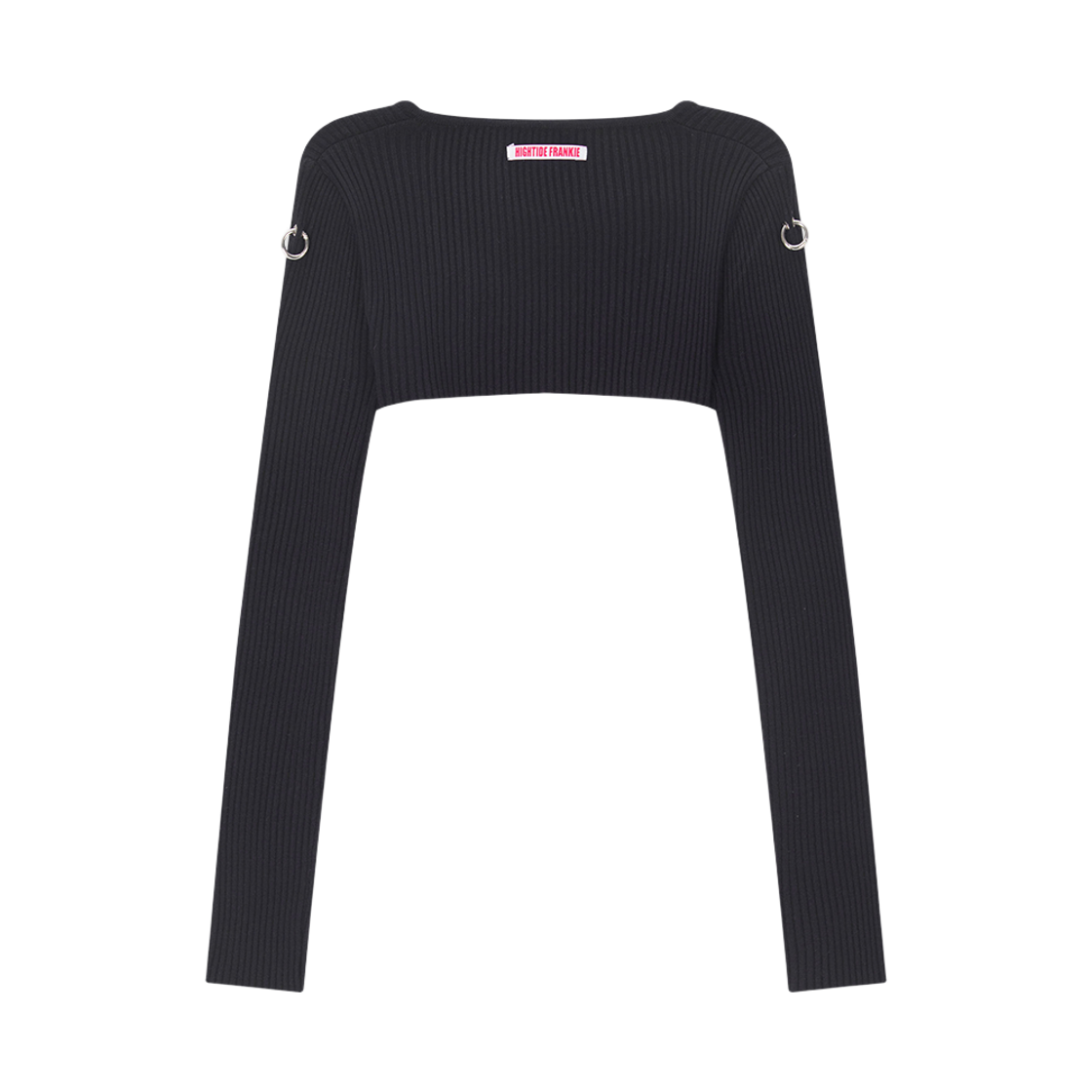 하이타이드 프랭키 피어스 볼레로 가디건 블랙(HIGHTIDE FRANKIE Pierced Bolero Cardigan Black) - 2