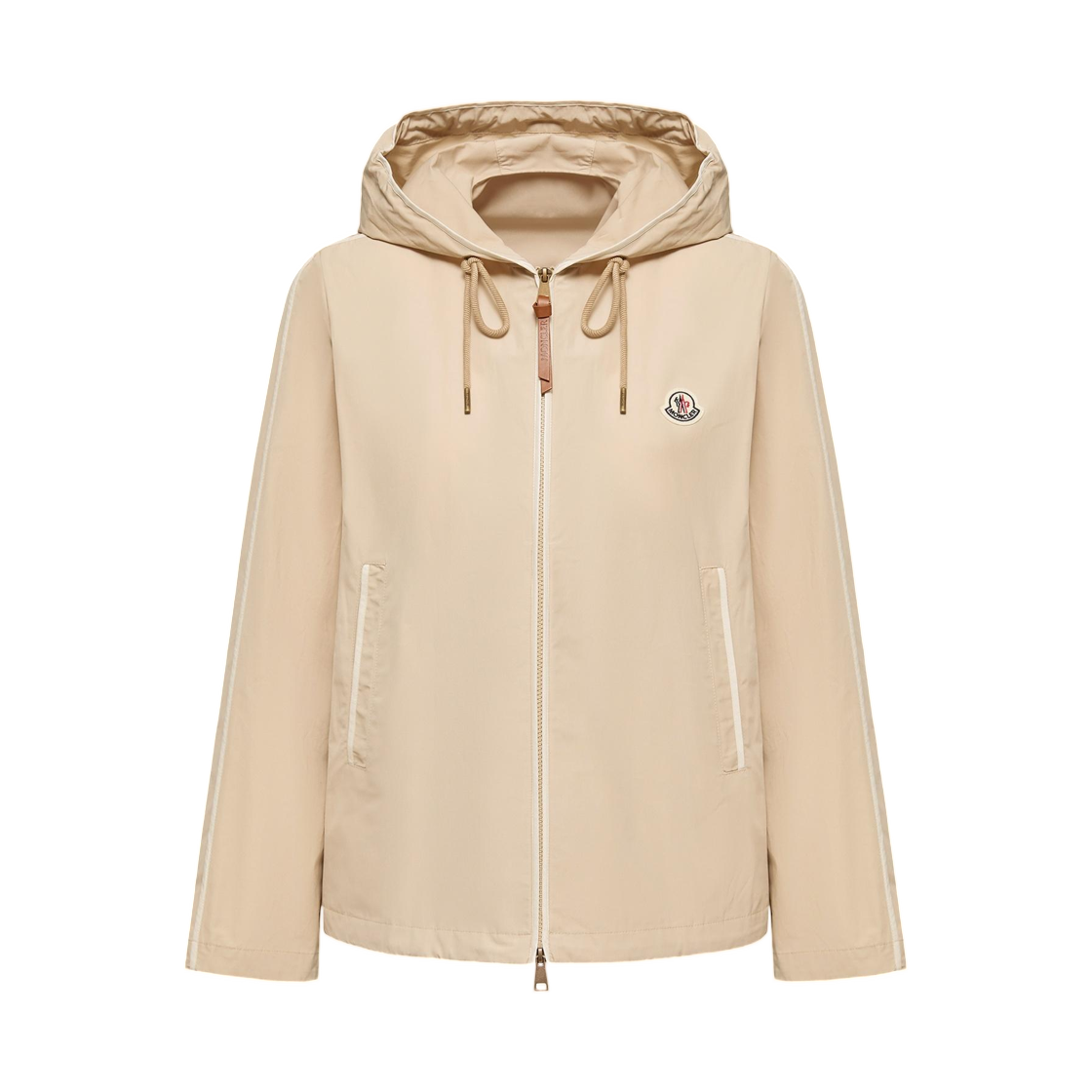 L1-093-1A00136-549P3-20J (W) Moncler Sarracenia Hooded Jacket Light Beige - 26SS