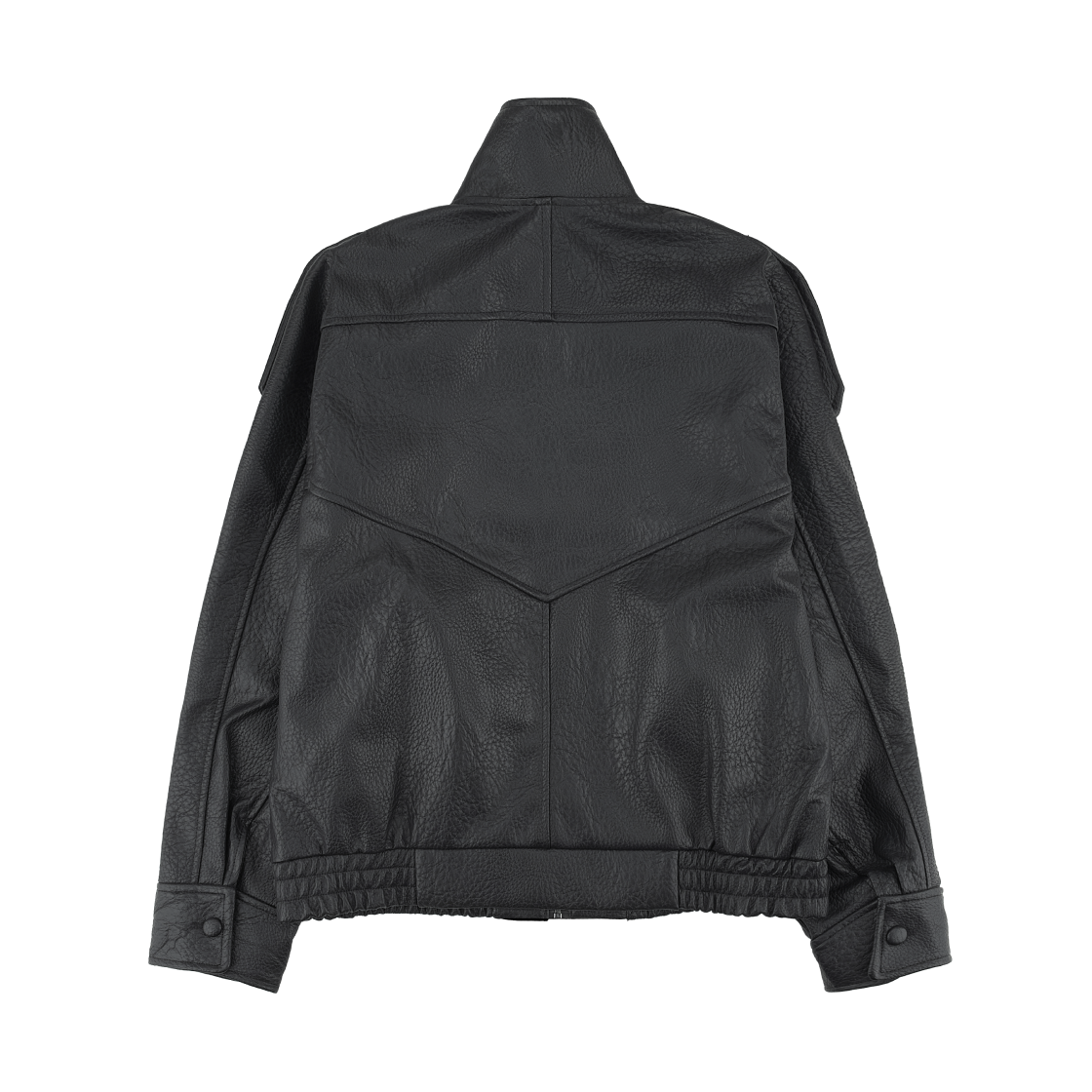 자라 포우 레더 자켓 블랙(Zara Faux Leather Jacket Black) - 2