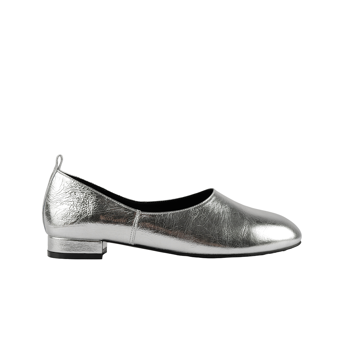 무드나잇 세실 글로브 플랫 로퍼 l 실버(Moodnight Cecil Glove Flat Loafers l Silver)