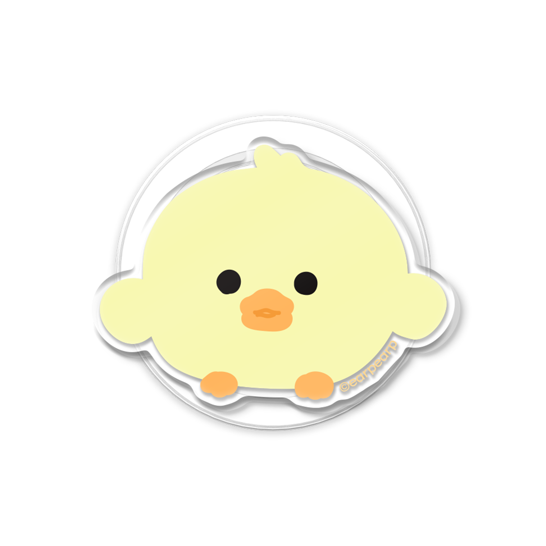 어프어프 노랑 오리 맥세이프 아크릴스마트톡(earpearp Little Yellow Duck MagSafe Acrylic Smart Tok) - 1