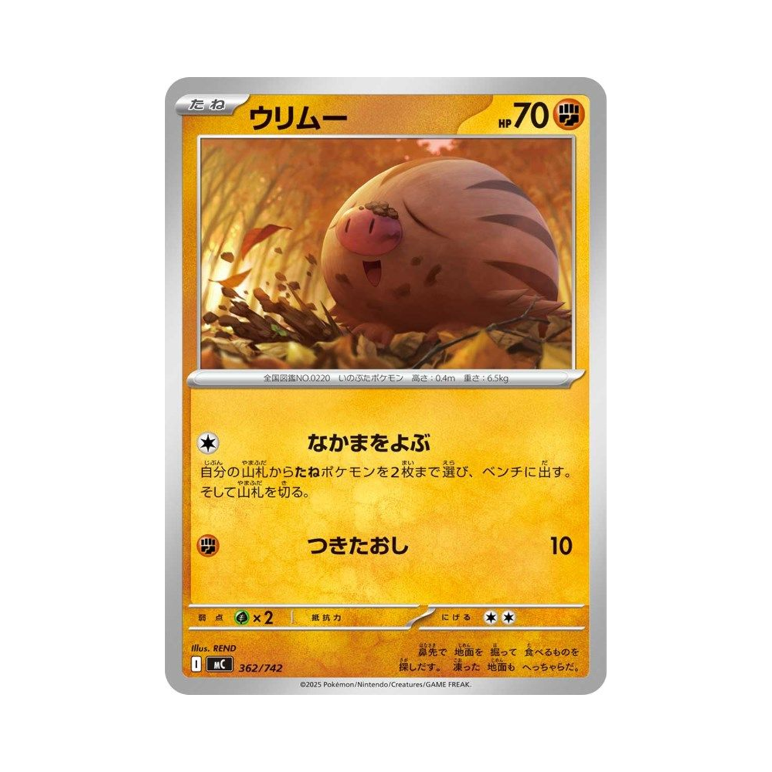 포켓몬 TCG 꾸꾸리 스타트 덱 100 배틀 컬렉션 (일어판)(Pokemon TCG Swinub Start Deck 100 Battle Collection (Japanese Ver.)) - 1