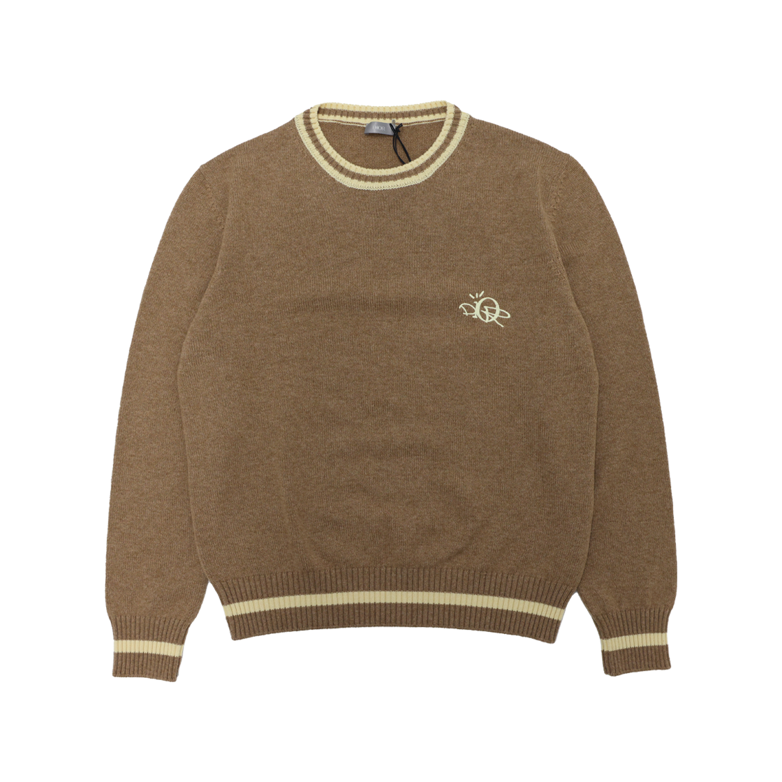 디올 x 캑터스 잭 283M662AT121 트래비스 스캇 니트 스웨터 캐시미어 브라운(Dior x Cactus Jack Travis Scott Cashmere Knit Sweater - Brown) - 1