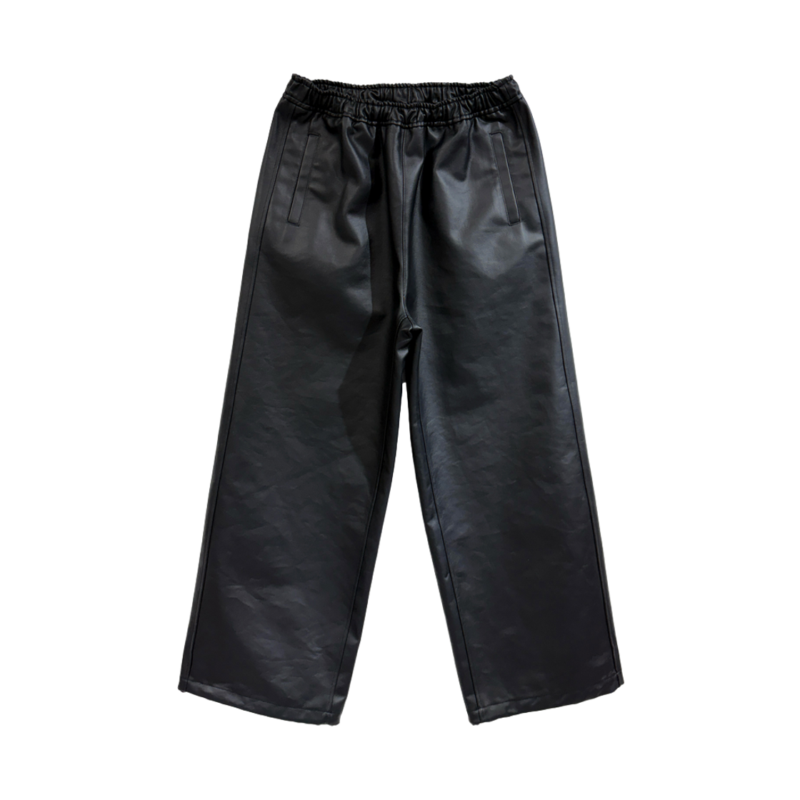 논노드 파자마 팬츠 코티드 데님 블랙(Nonnod Pajama Pants Coated Denim Black)