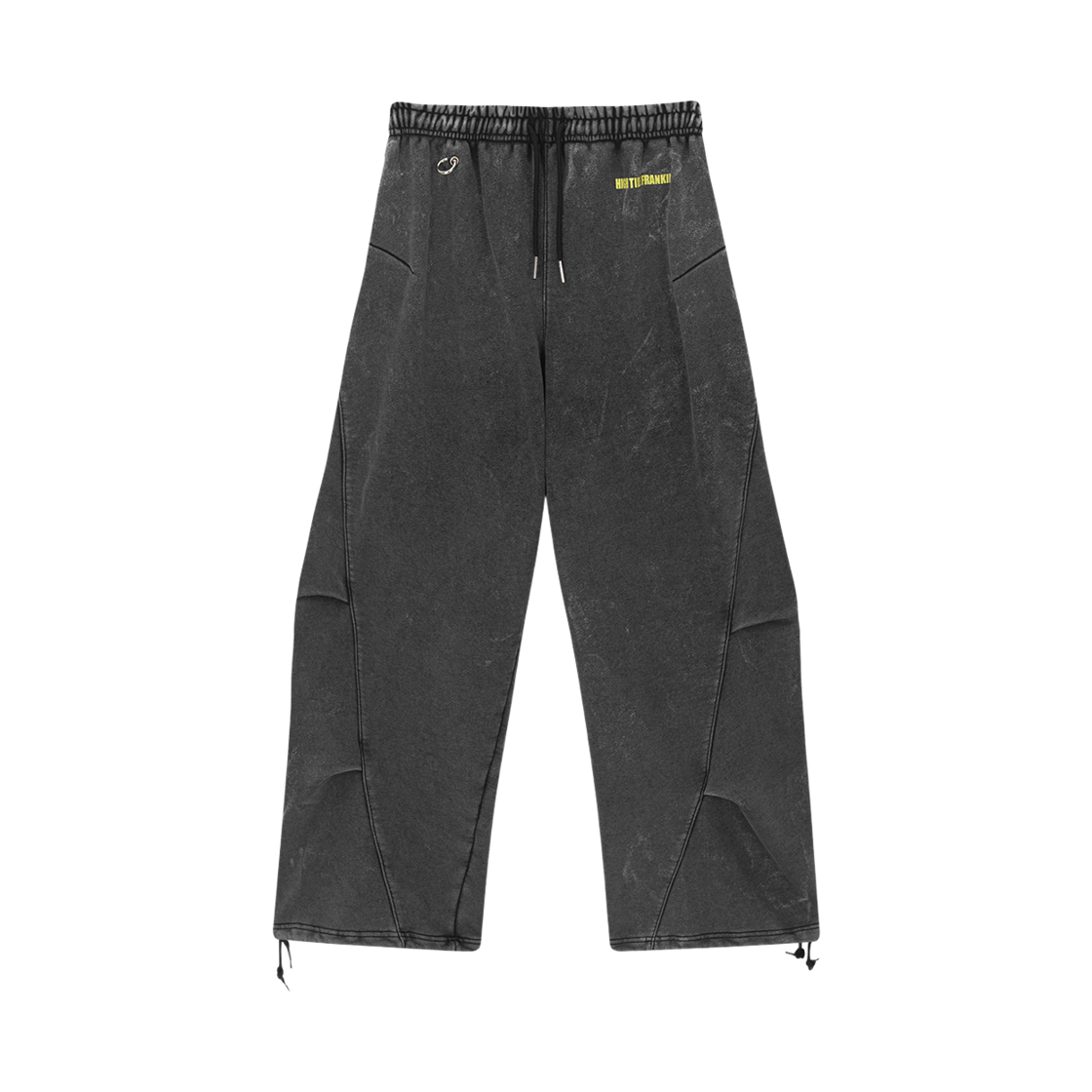 HF26APT011BK HIGHTIDE FRANKIE Curved Seam Sweatpants Black