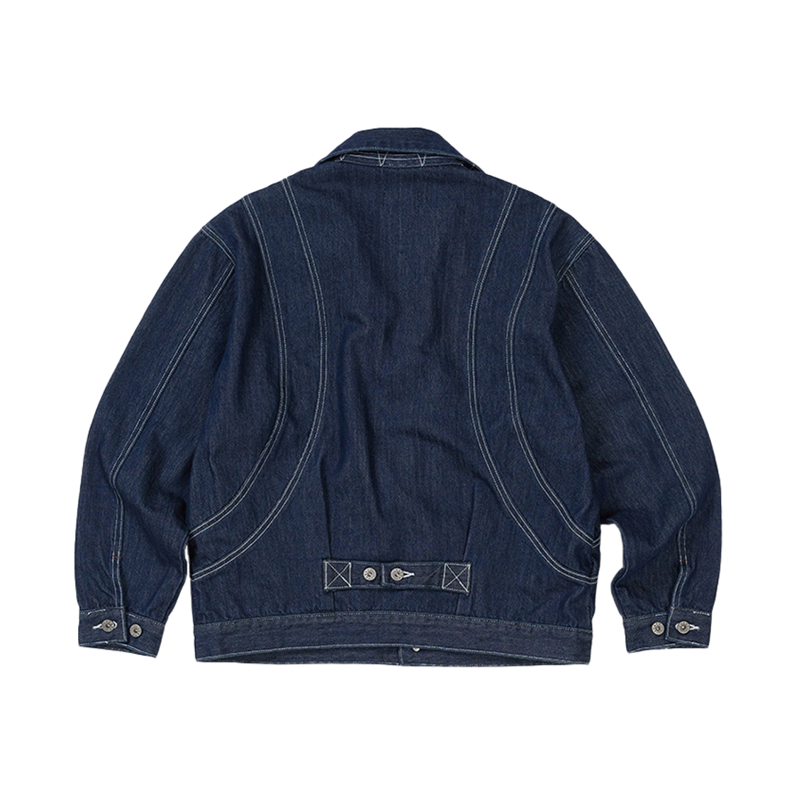 카락터 아크 패널 데님 블루종 인디고(Karactor Arc Panel Denim Blouson Indigo) - 2