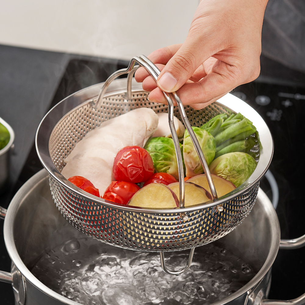 바겐슈타이거 스텐 펀칭찜기 22cm(WAGENSTEIGER Stainless Perforated Steamer 22cm) - 3