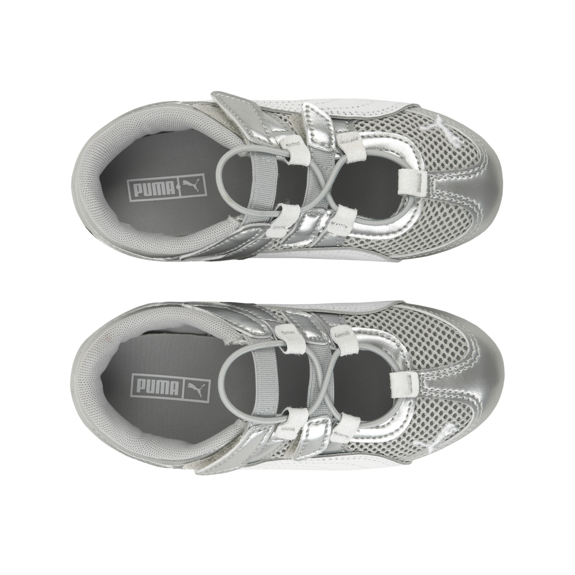 (PS) 푸마 스피드캣 고 메탈릭 V 실버((PS) Puma Speedcat Go Metallic V Silver) - 5