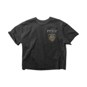 Punch Drunk Parties PCDP Washed Crop Tee Charcoal