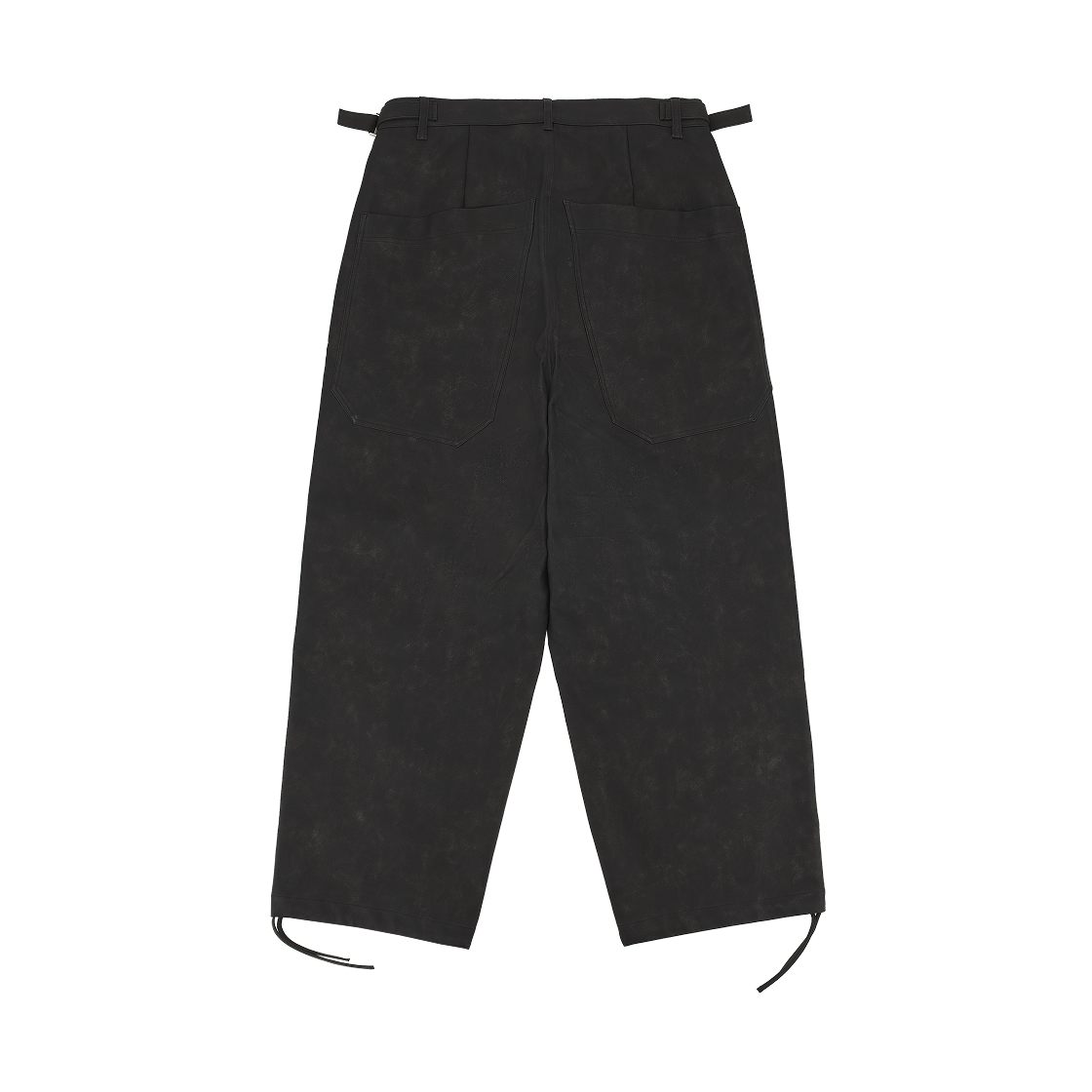 엠제이디 x 코인 서울 3D 니 에코 레더 팬츠 블랙(MJD x Koin Seoul 3D Knee Eco Leather Pants Black) - 2