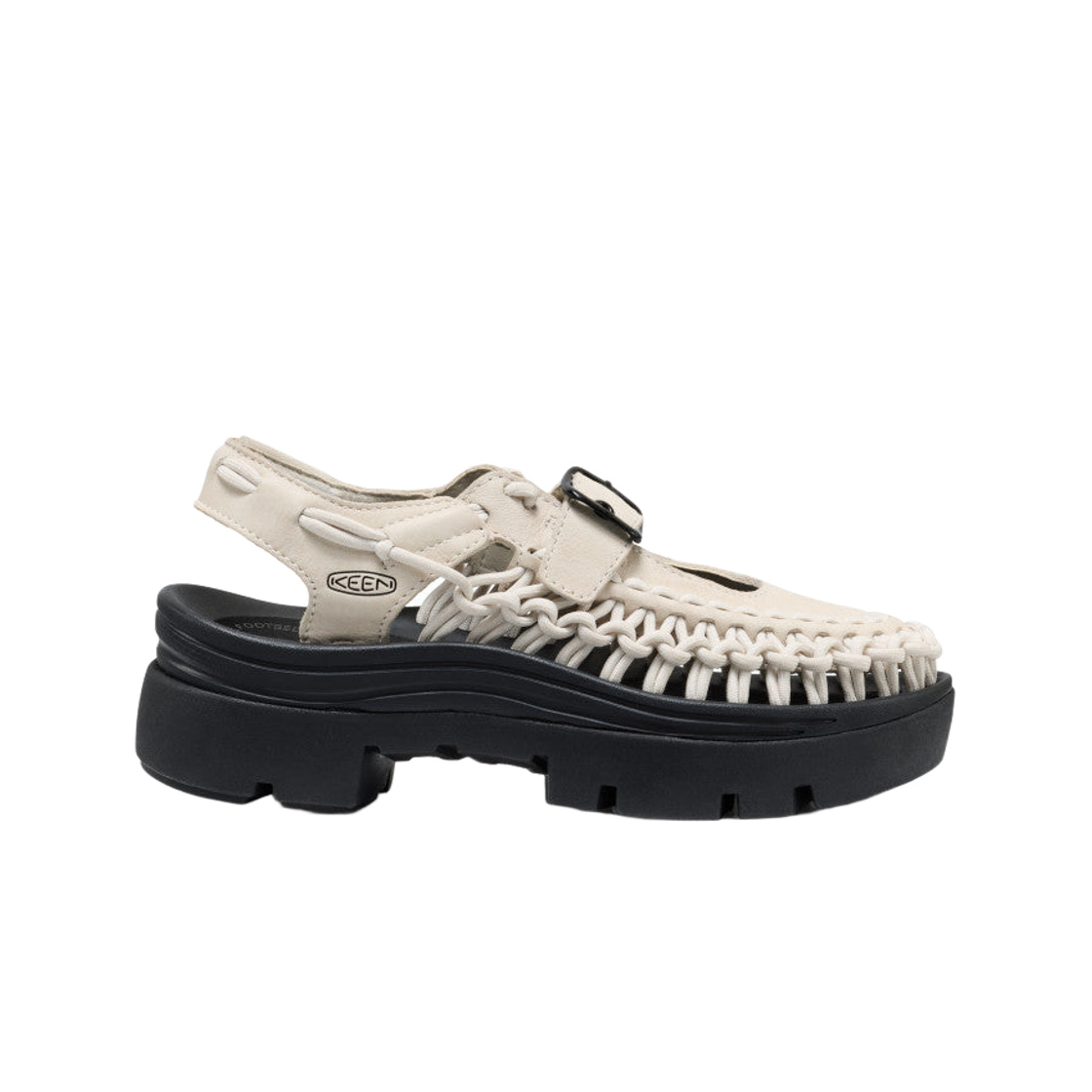 1031832 Keen Uneek PLT Mary Jane Sneakers Birch Smooth Lea