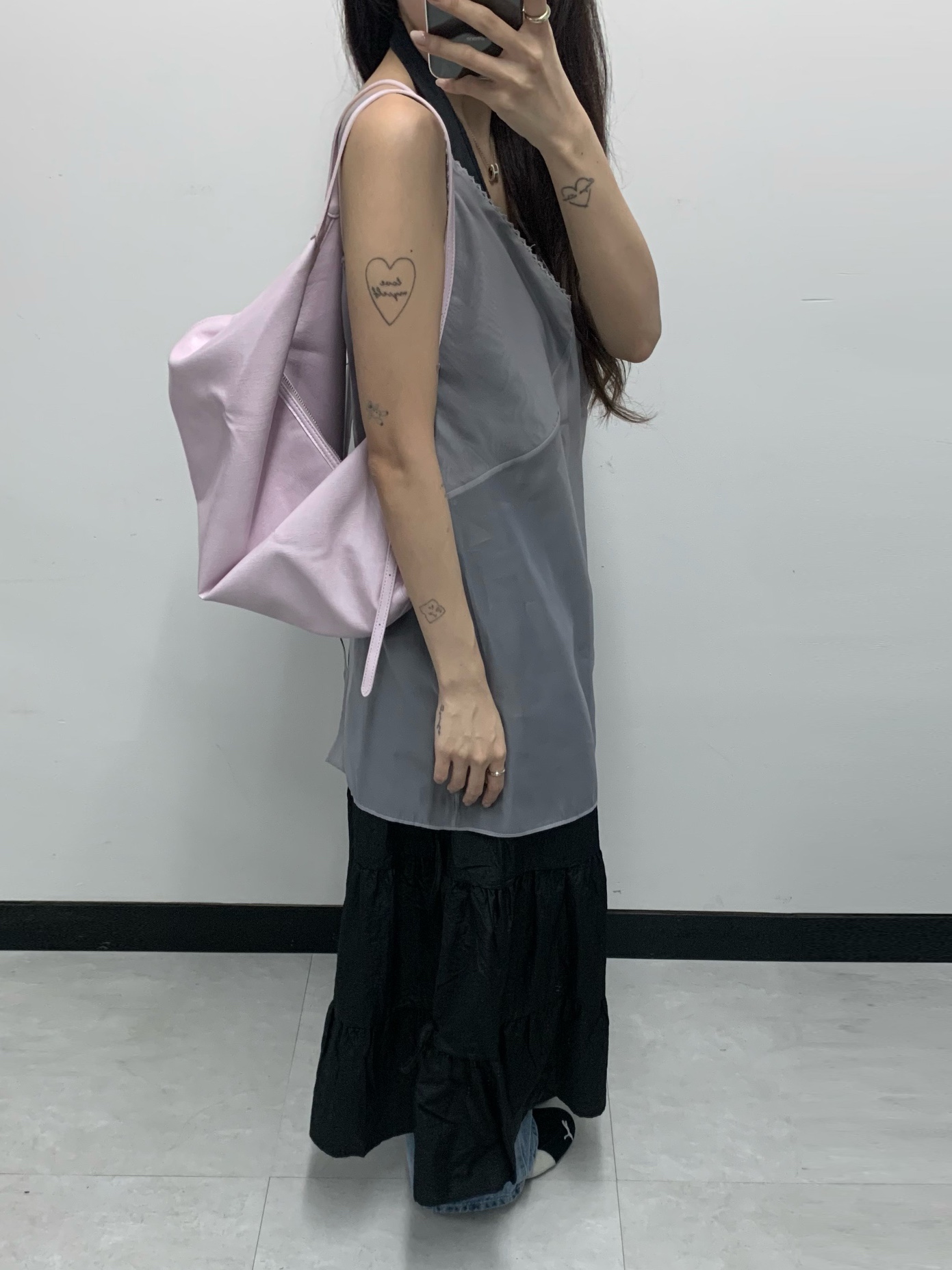 Puma Speedcat OG Black White, (W) Hermes Pop H Pendant Rose Gold & Blanc 착용 스타일 - 2