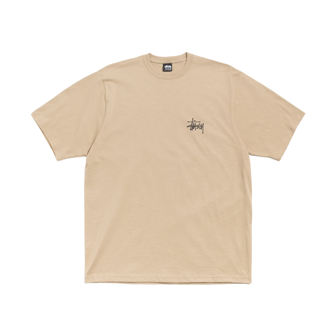 스투시 베이직 스투시 티셔츠 카키(Stussy Basic Stussy T-Shirt Khaki) - 2