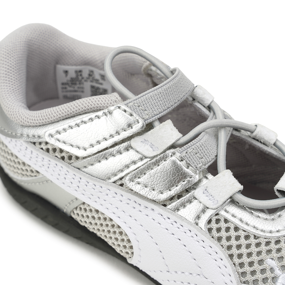 (인펀트) 푸마 스피드캣 고 메탈릭 V 실버((Infant) Puma Speedcat Go Metallic V Silver) - 8