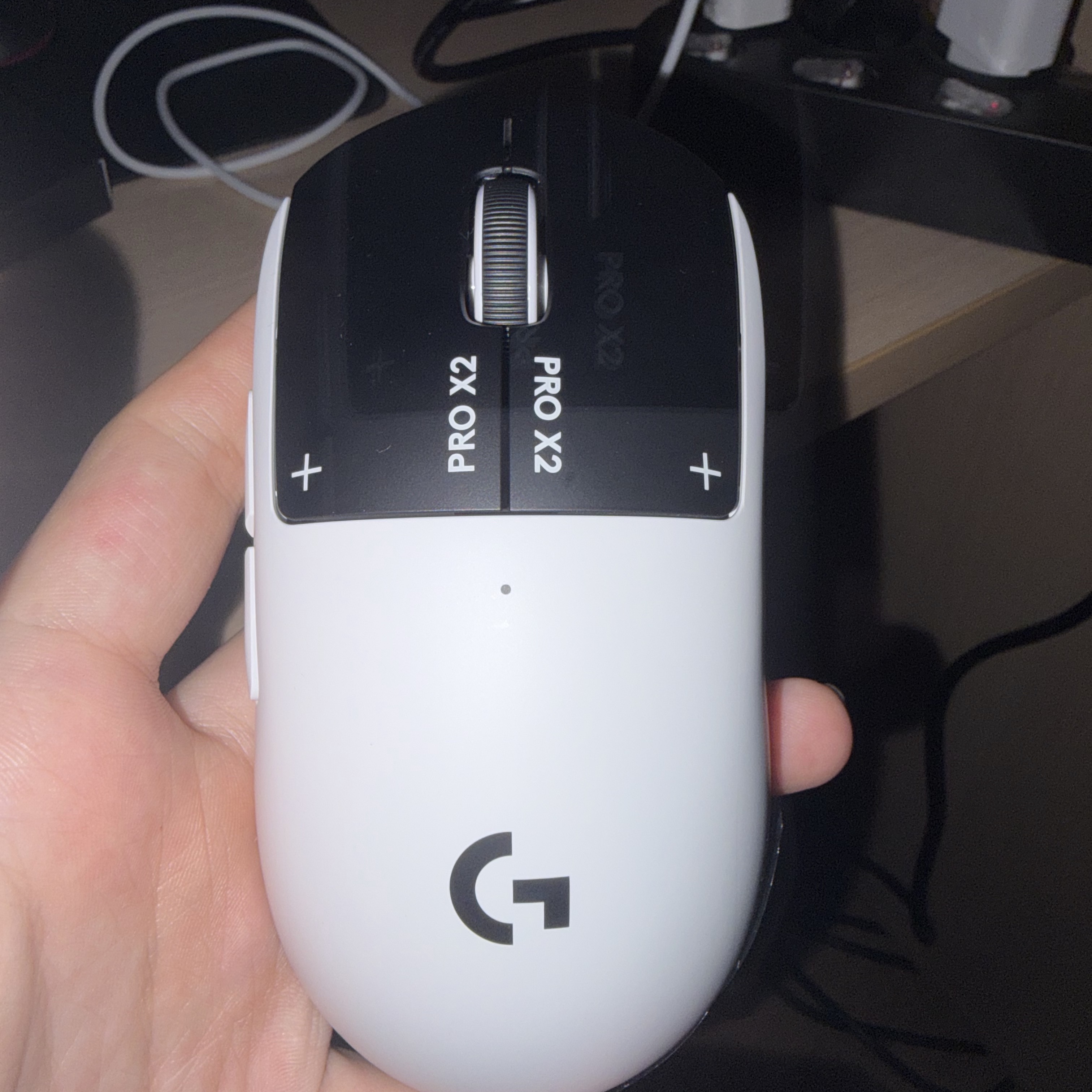 Logitech G Pro X 2 Superstrike Wireless Gaming Mouse Silver Black (Korean Ver.) 착용 스타일