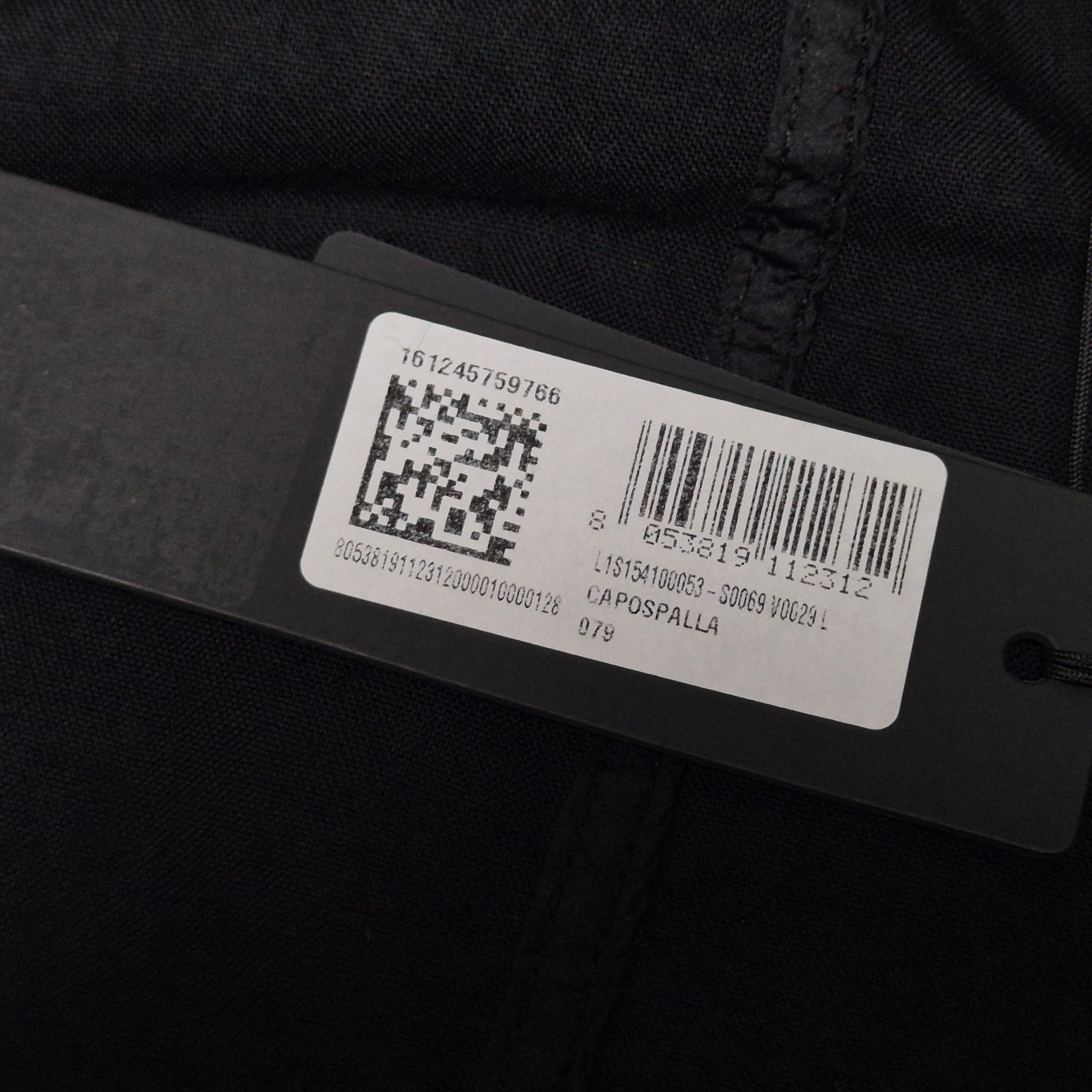 Stone Island 4100053 Organic Look Nylon Panama-TC Hooded Jacket with High-Neck Zip Black - 26SS 착용 스타일 - 6