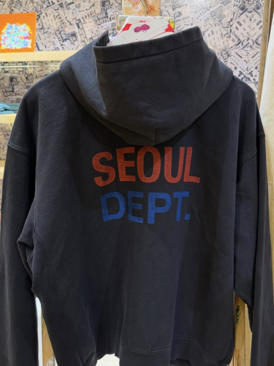 Gallery Dept. Seoul Dept. Paint Splatter Hat Multi, Gallery Dept. Seoul Dept. Zip-Up Black 착용 스타일 - 2