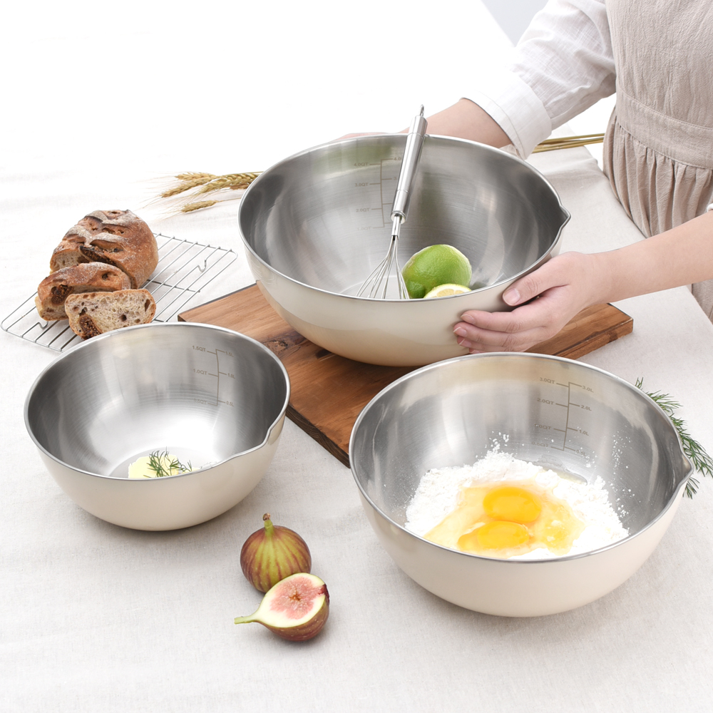 바겐슈타이거 파르베 믹싱볼세트 베이지(WAGENSTEIGER Farbe Mixing Bowl Set Beige) - 5