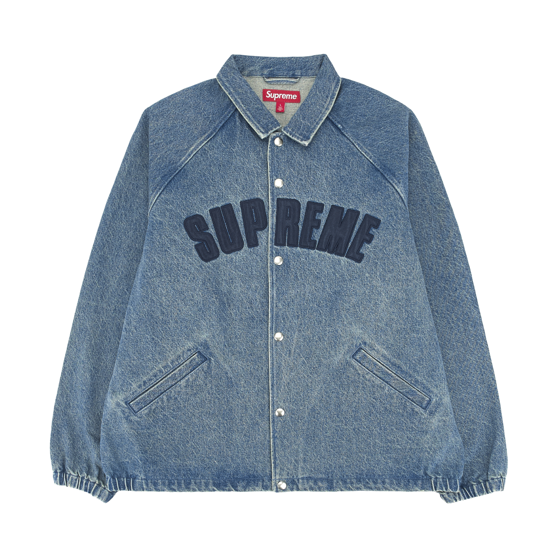 슈프림 아크 데님 코치 자켓 워시드 인디고 - 25SS(Supreme Arc Denim Coaches Jacket Washed Indigo - 25SS)
