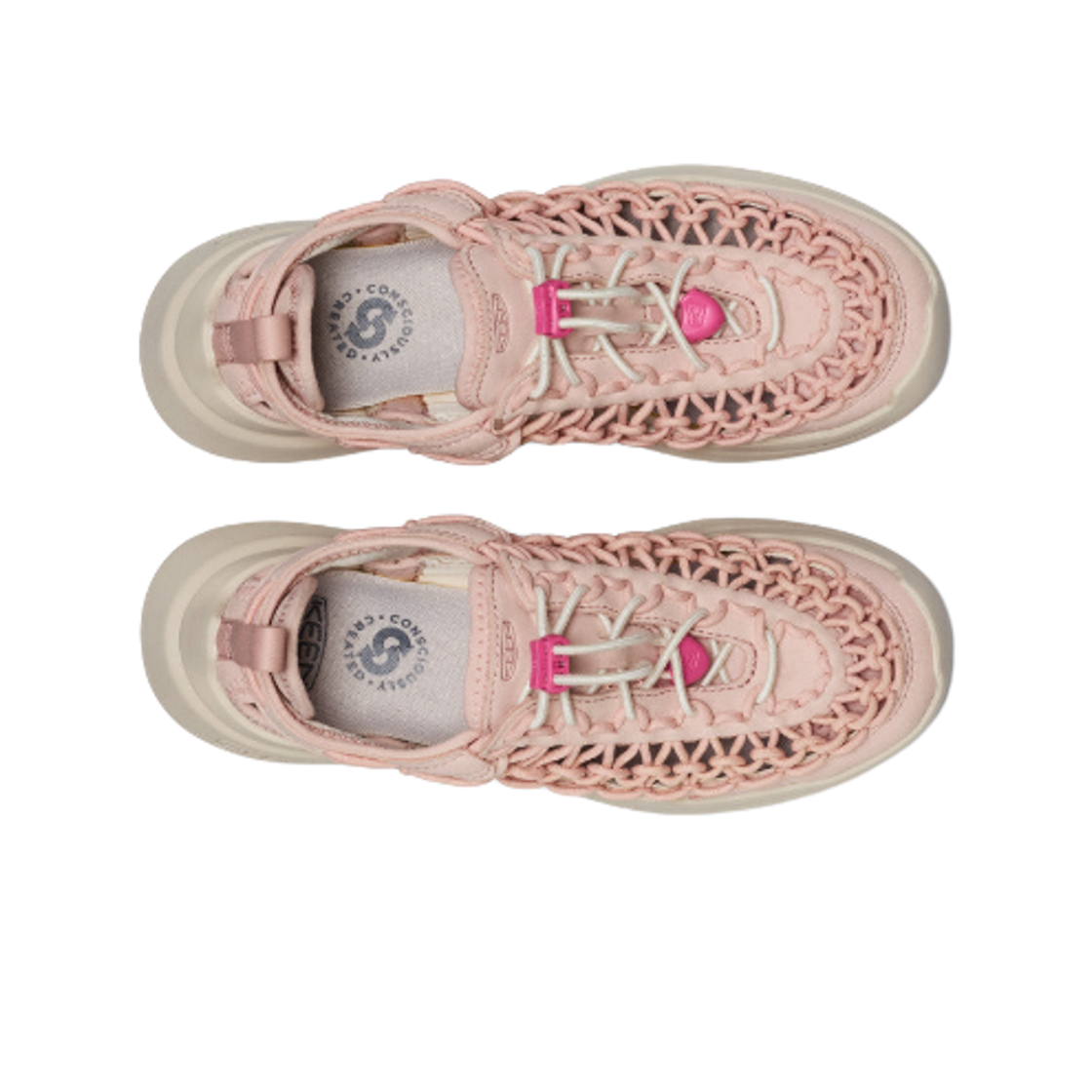 (W) 킨 유니크 WK 스니커즈 라이트 핑크((W) Keen Uneek WK Sneakers Light Pink) - 2